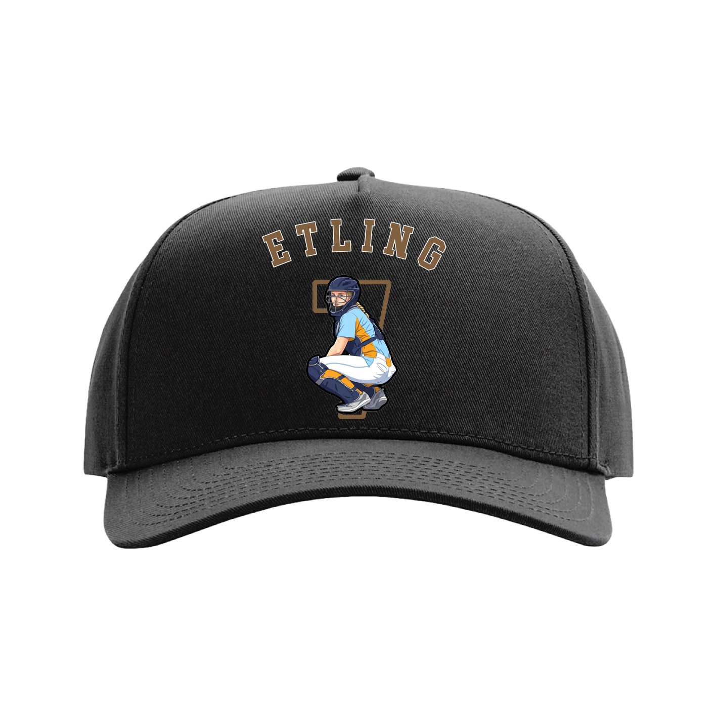 Full Fabric Five-Panel Champ Cap