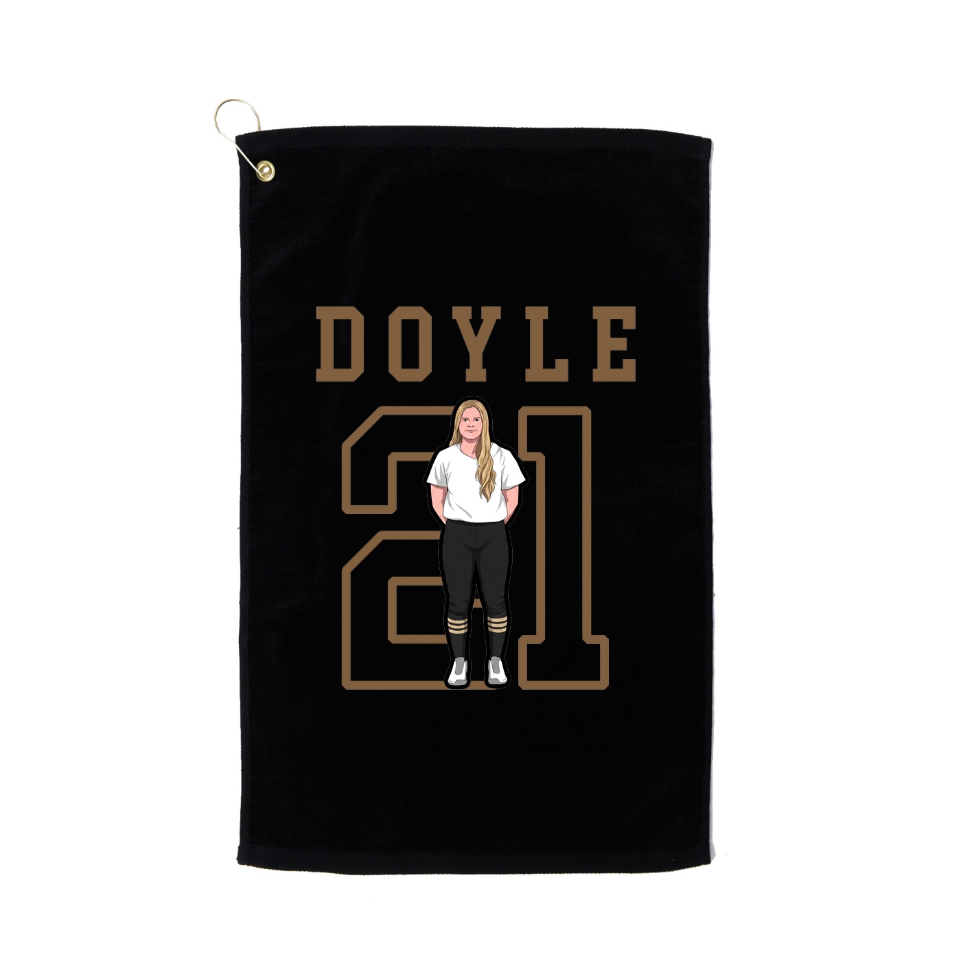Golf Towel — Shirsey in Black