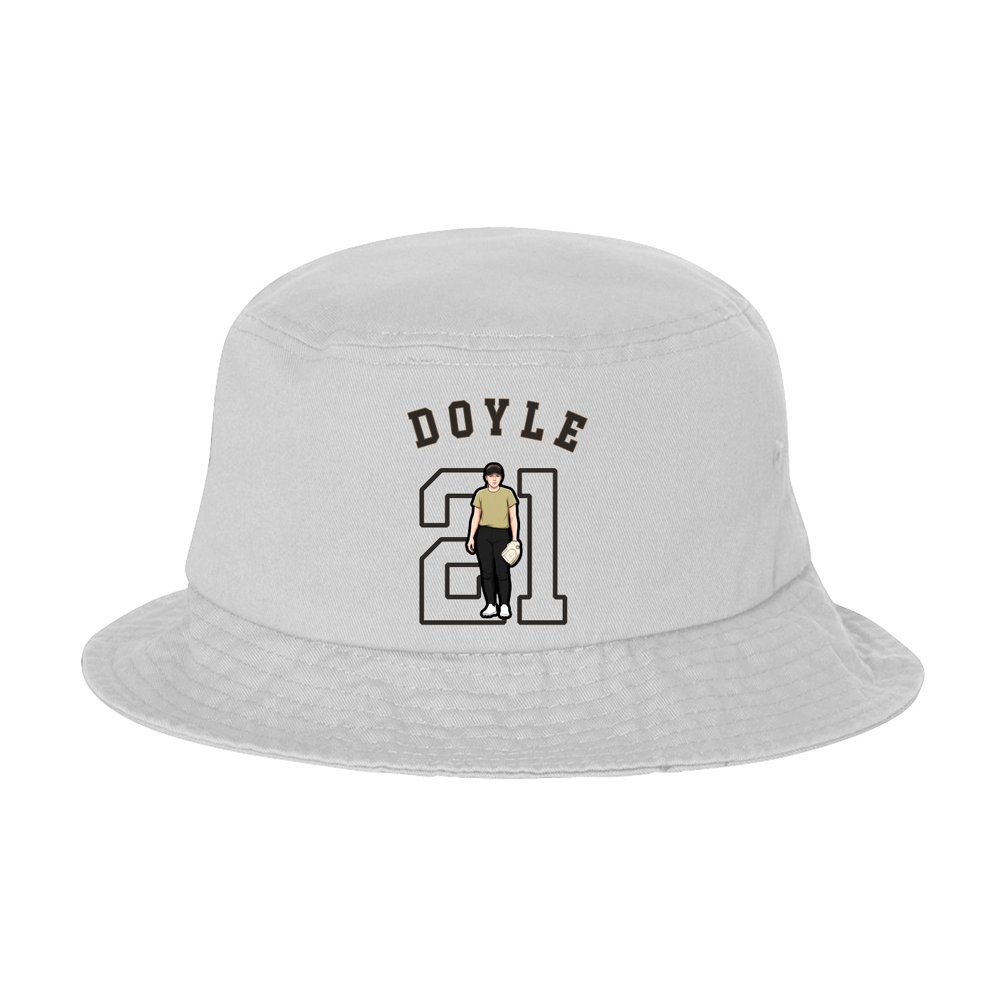 Bucket Cap — Shirsey Arch in White