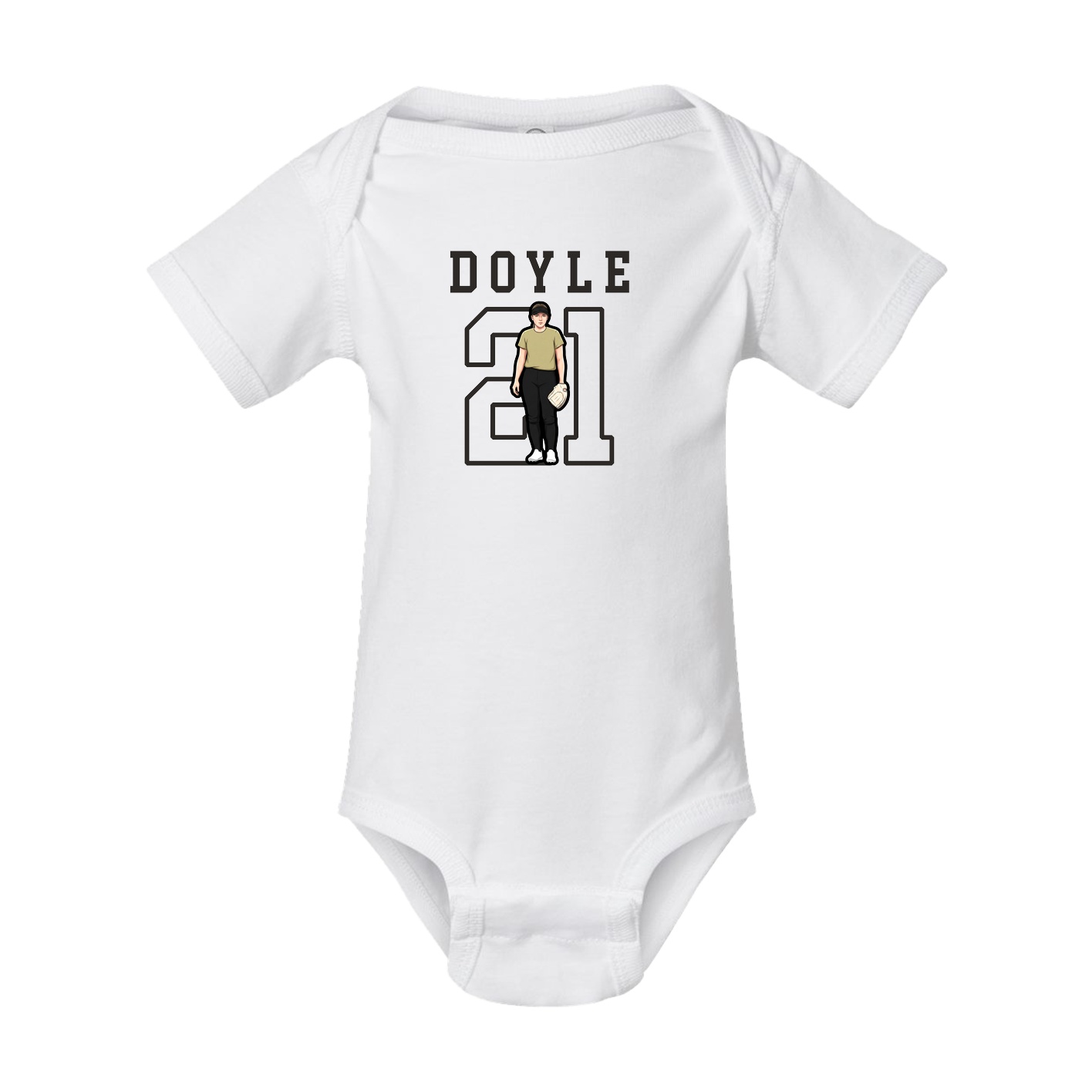 Baby Onesie — Shirsey in White