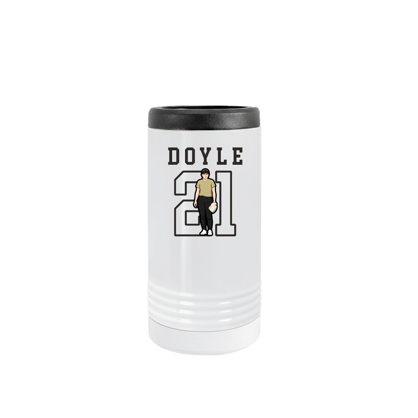 Slim Beverage Holder — Shirsey in White