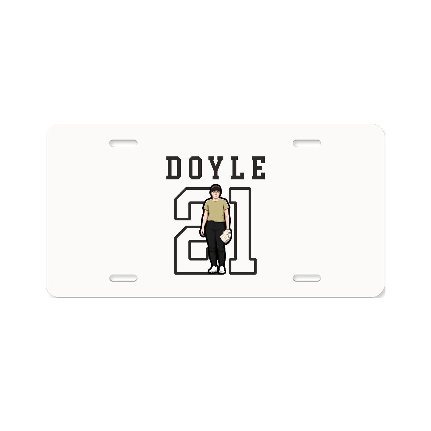 License Plate — Shirsey in Classic