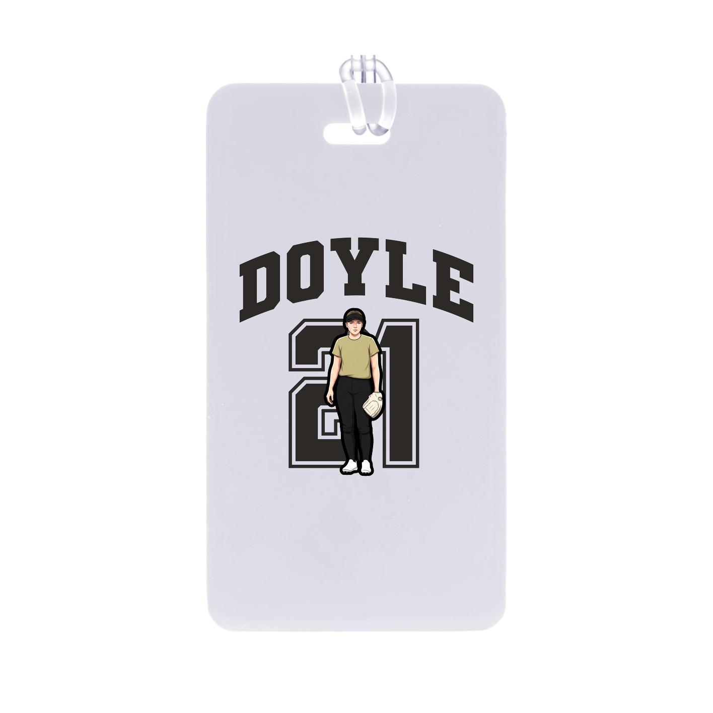 Bag Tag — Number in Classic