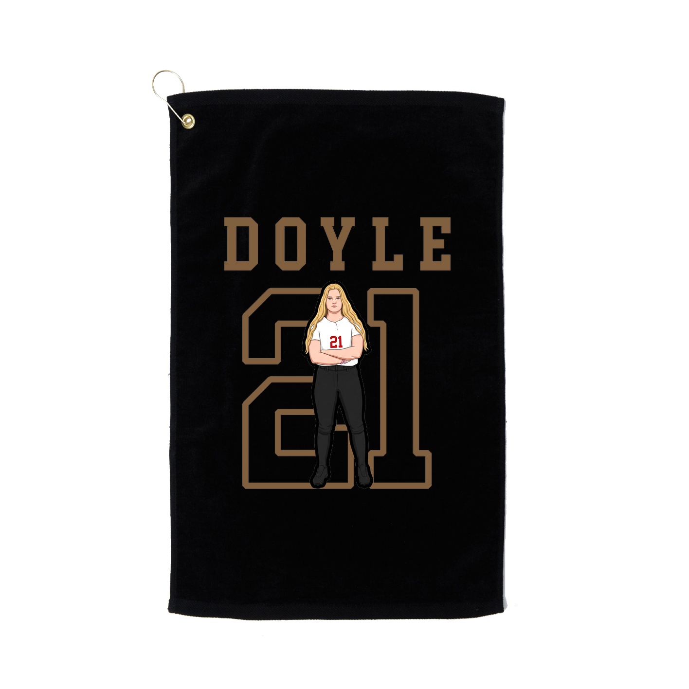 Golf Towel — Shirsey in Black
