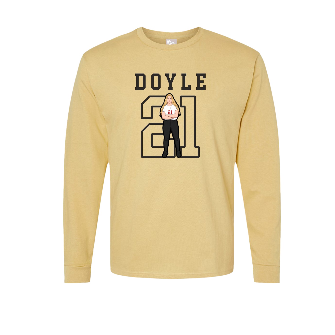 Long Sleeve Tee — Shirsey in Vegas Gold