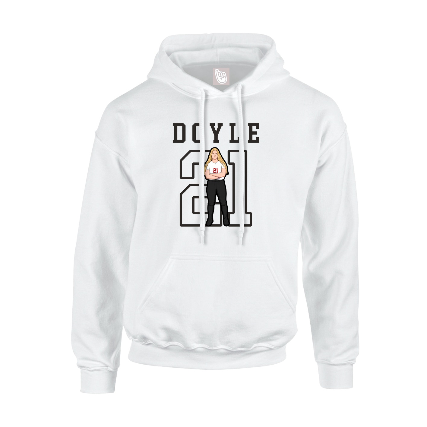 Youth Hoodie — Shirsey in White