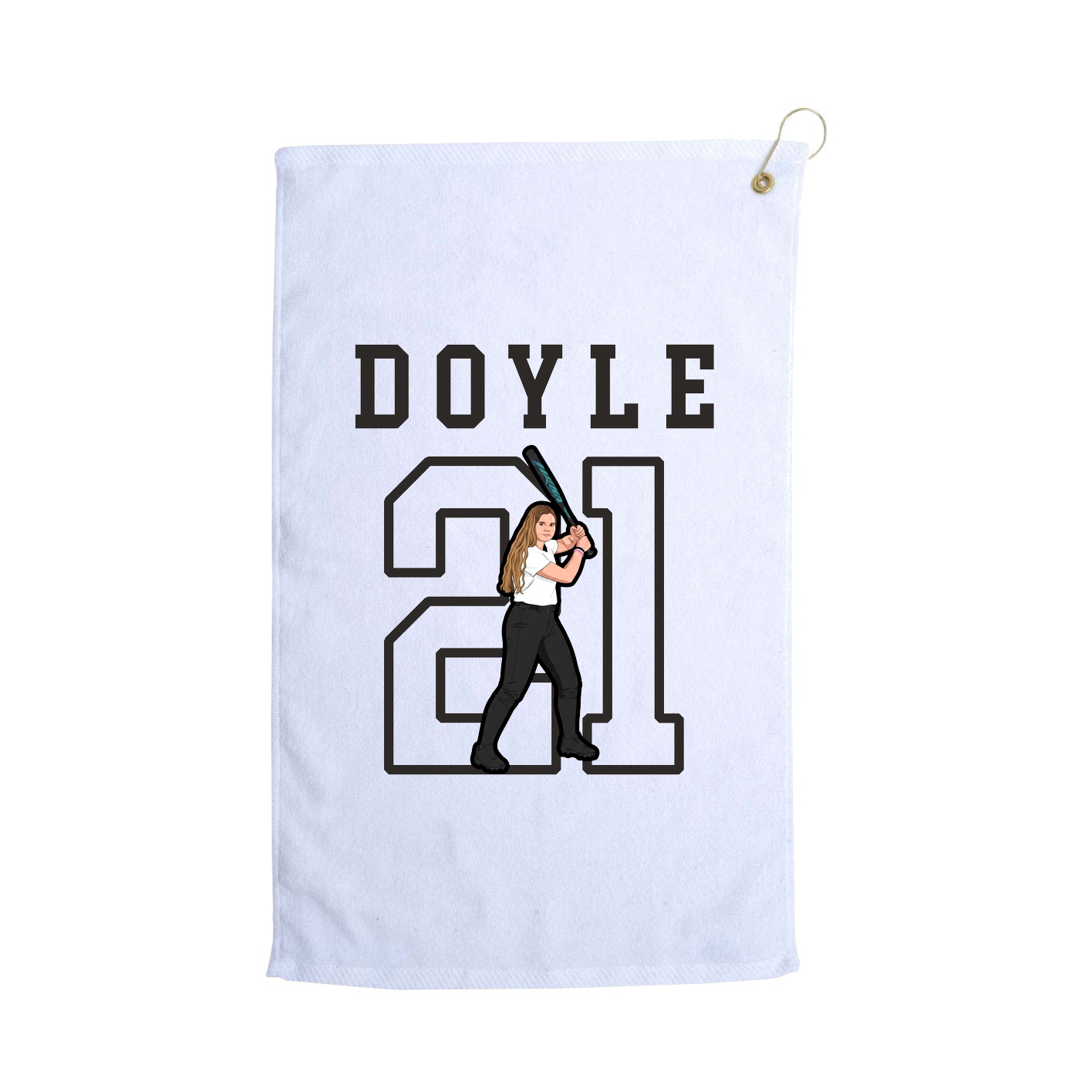 Golf Towel — Shirsey in White