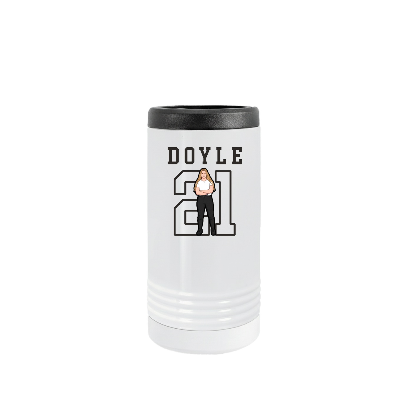 Slim Beverage Holder — Shirsey in White