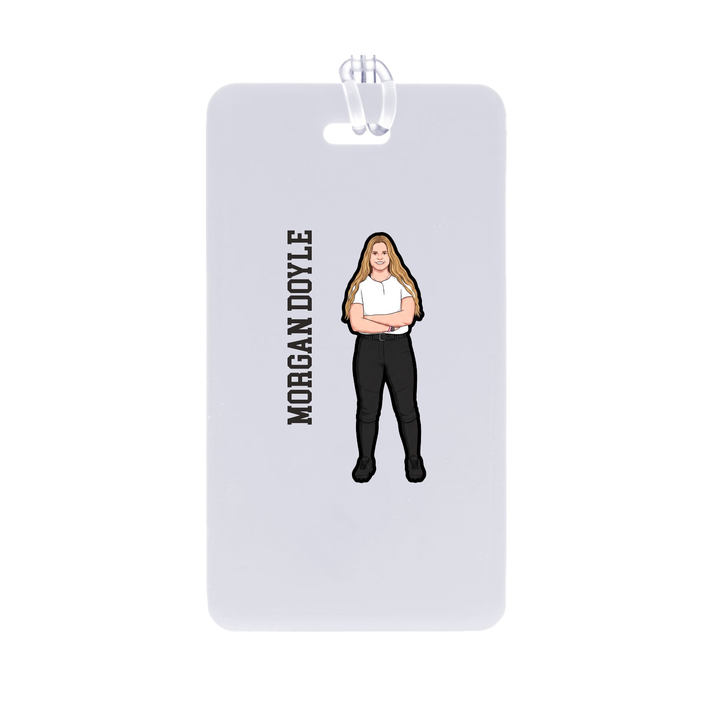 Bag Tag — Name Vertical in Classic