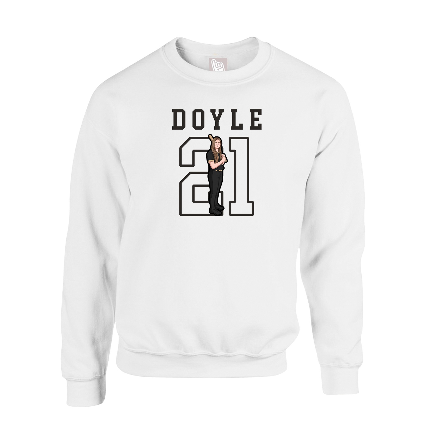 Fleece Crew — Shirsey in White