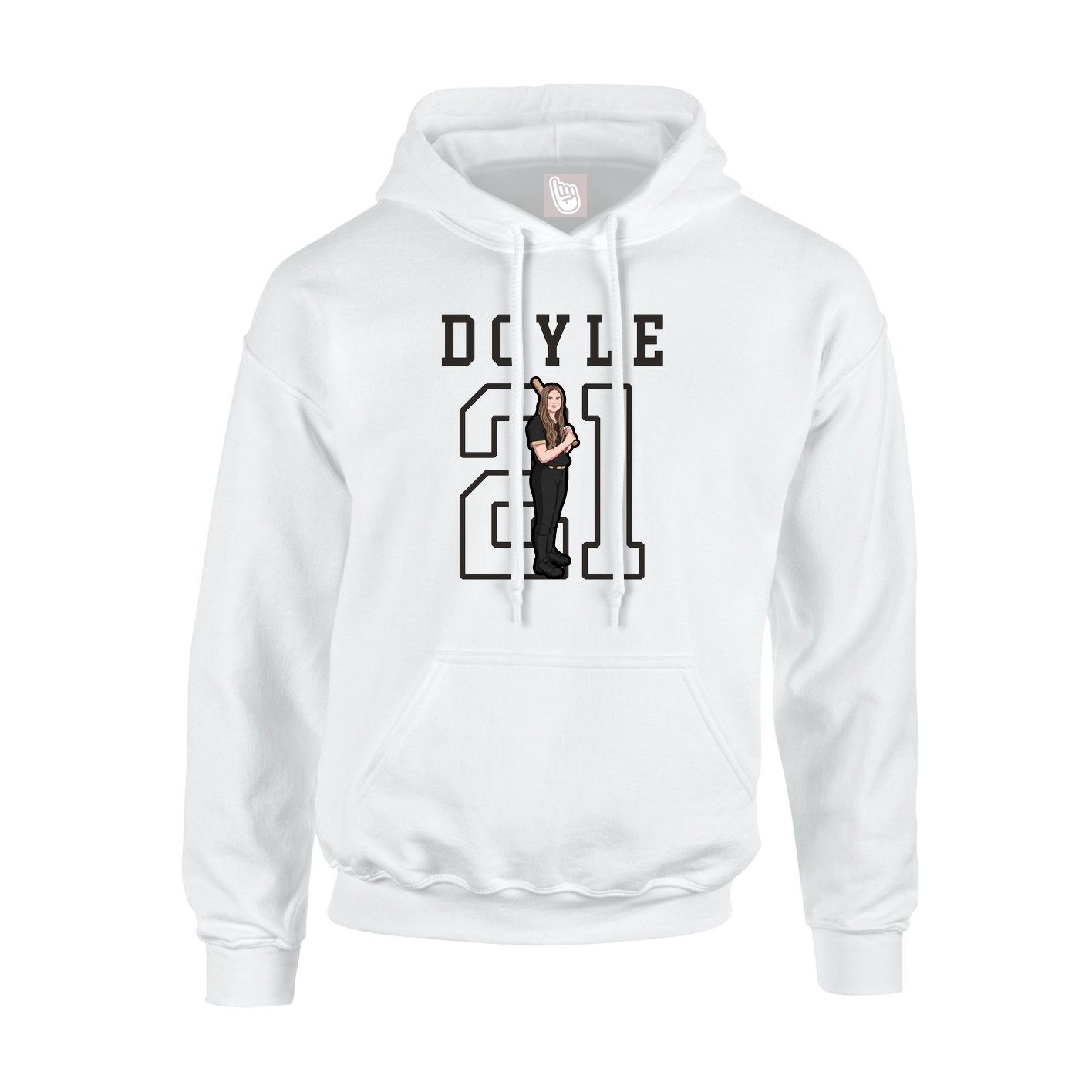 Youth Hoodie — Shirsey in White