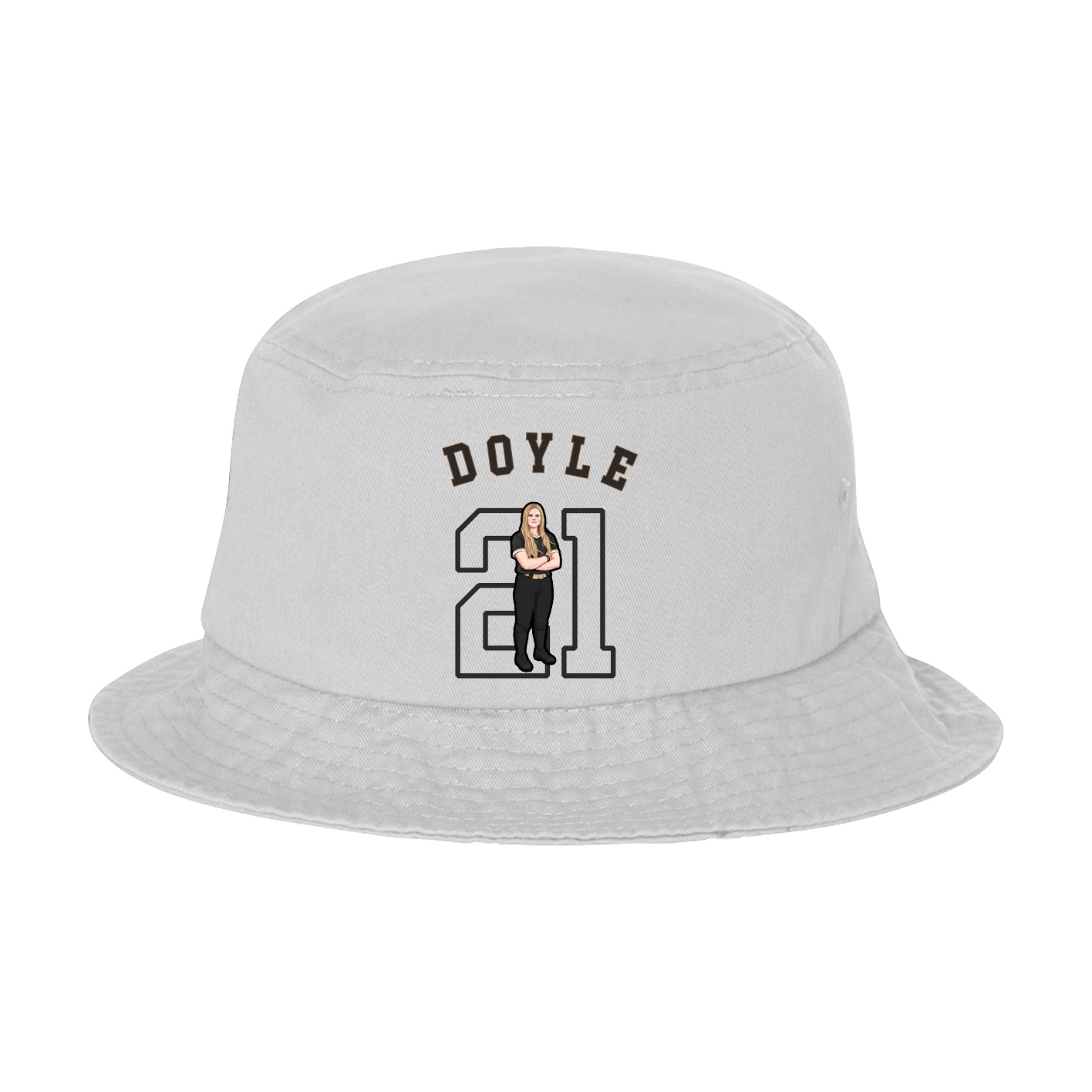 Bucket Cap — Shirsey Arch in White