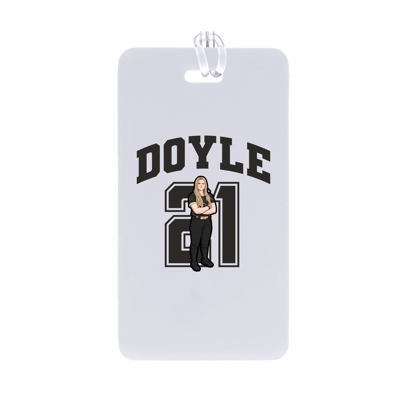 Bag Tag — Number in Classic