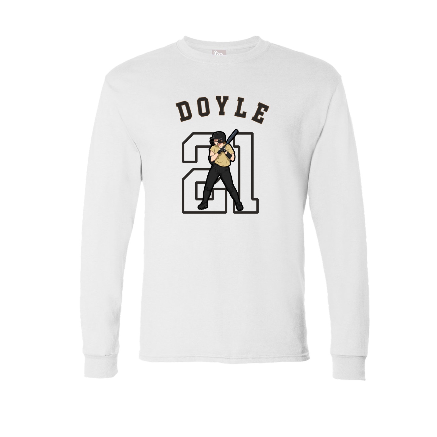 Long Sleeve Tee — Shirsey Arch in White