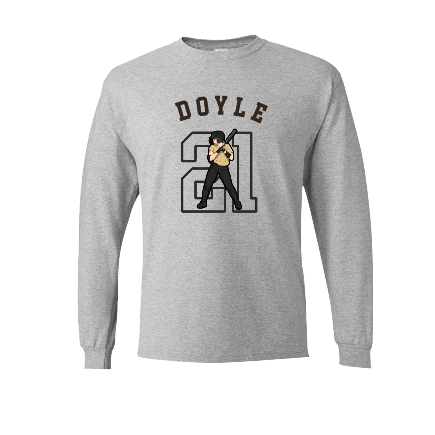 Long Sleeve Tee — Shirsey Arch in Grey