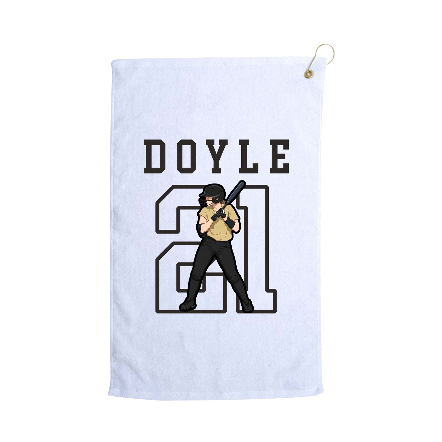 Golf Towel — Shirsey in White