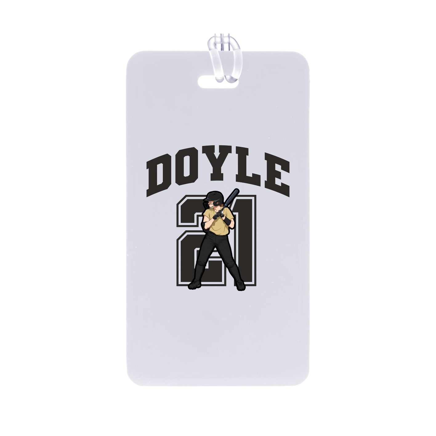 Bag Tag — Number in Classic