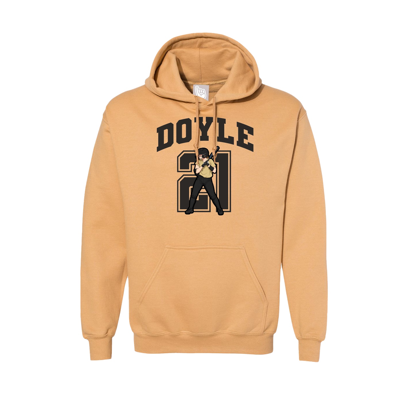 Hoodie — Number in Vegas Gold