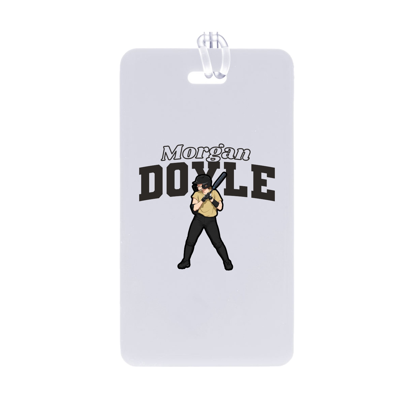 Bag Tag — Name Arch in Classic