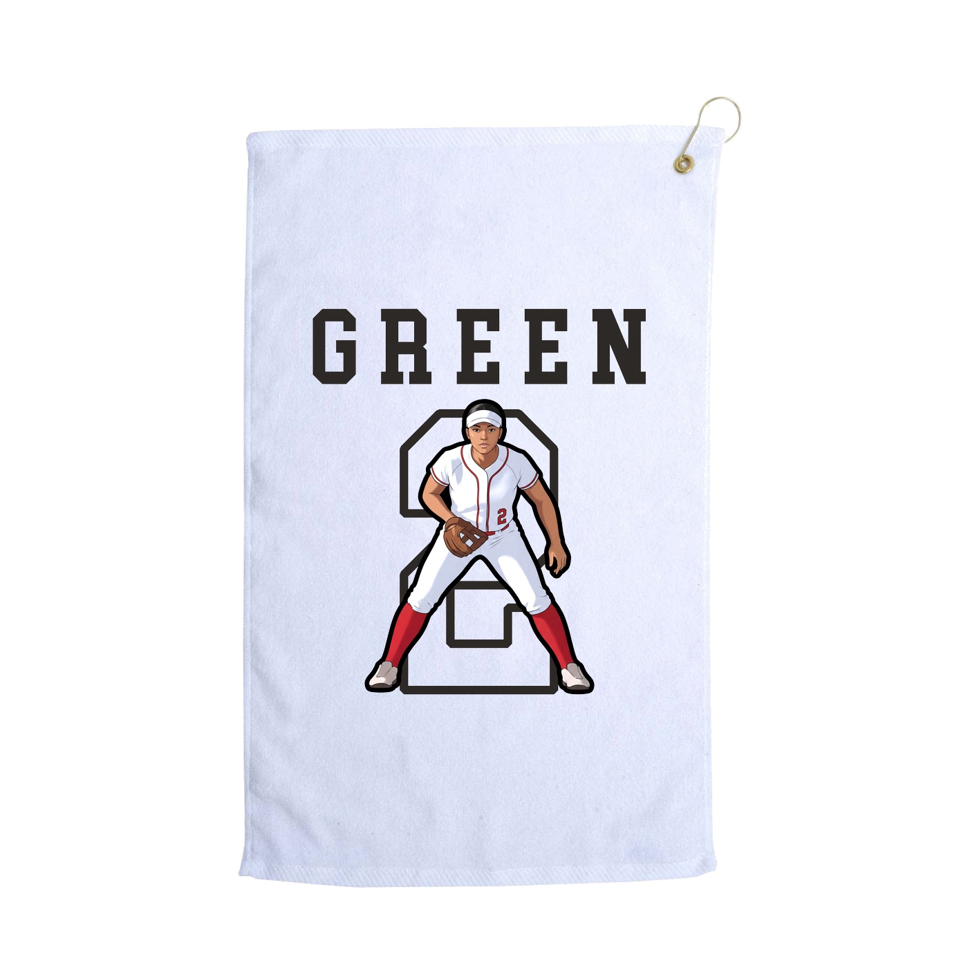 Golf Towel — Shirsey in White