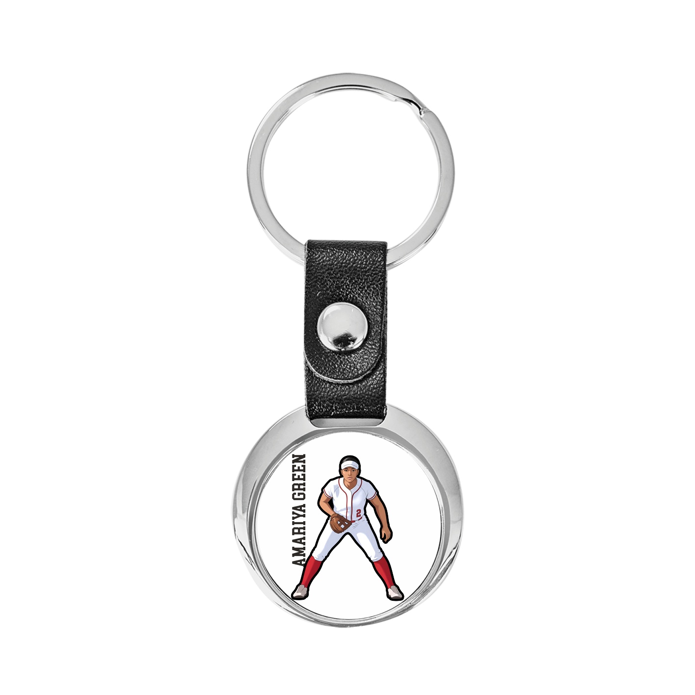 Key Chain — Name Vertical in Classic