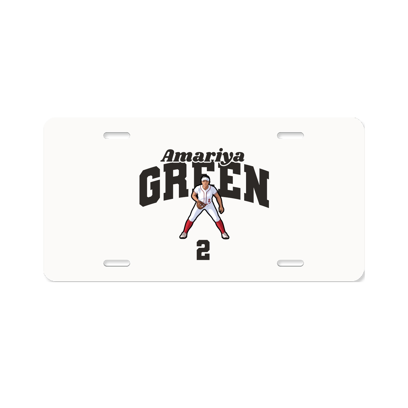 License Plate — Signature Arch in Classic