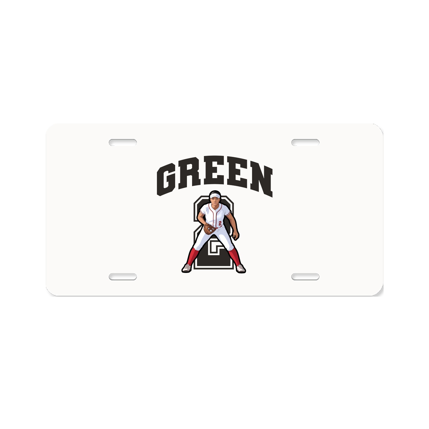 License Plate — Number in Classic