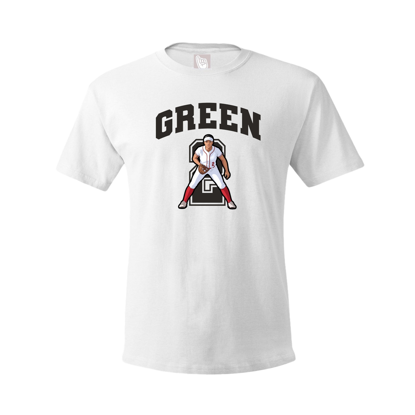 Tee — Number in White