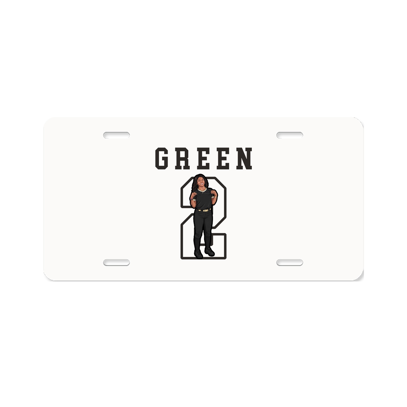 License Plate — Shirsey in Classic