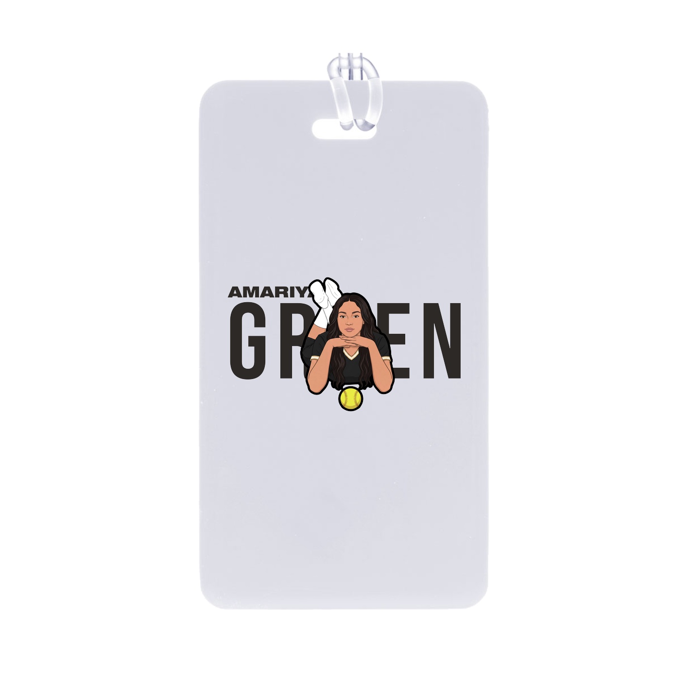 Bag Tag — Player Name in Classic