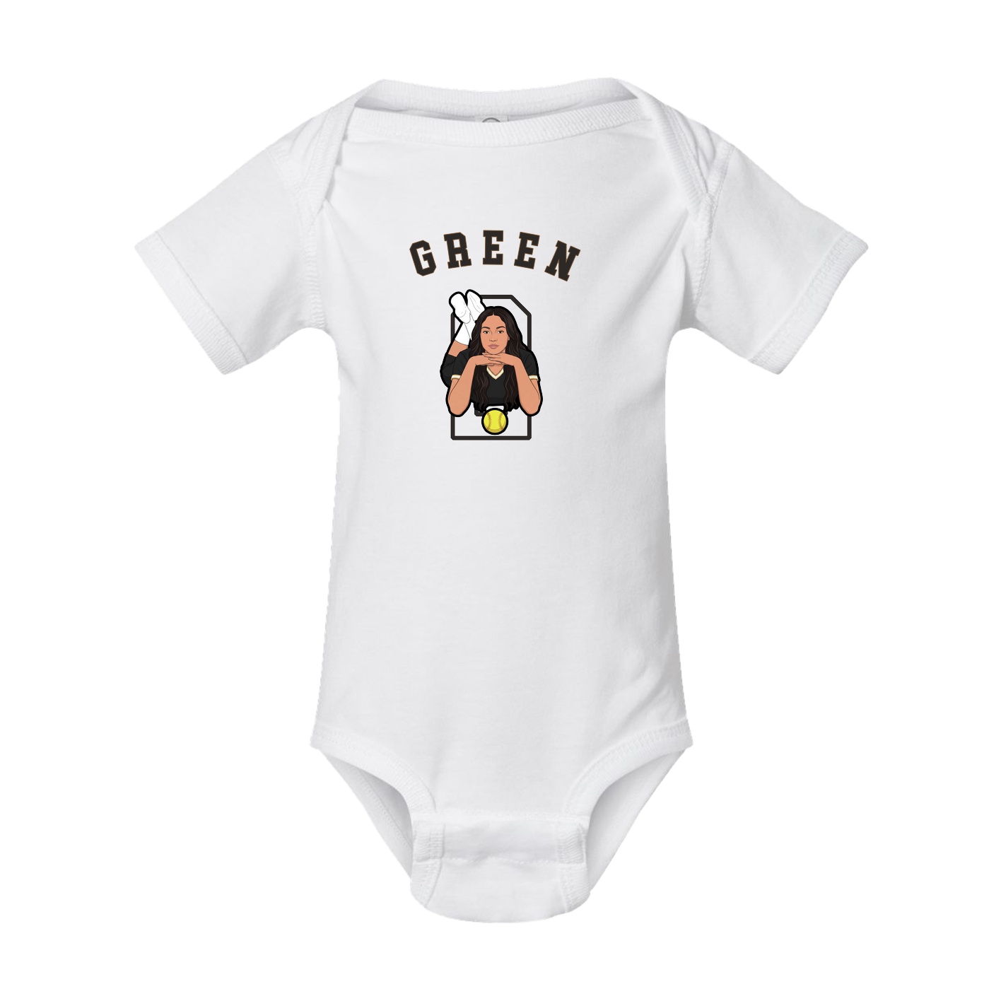 Baby Onesie — Shirsey Arch in White