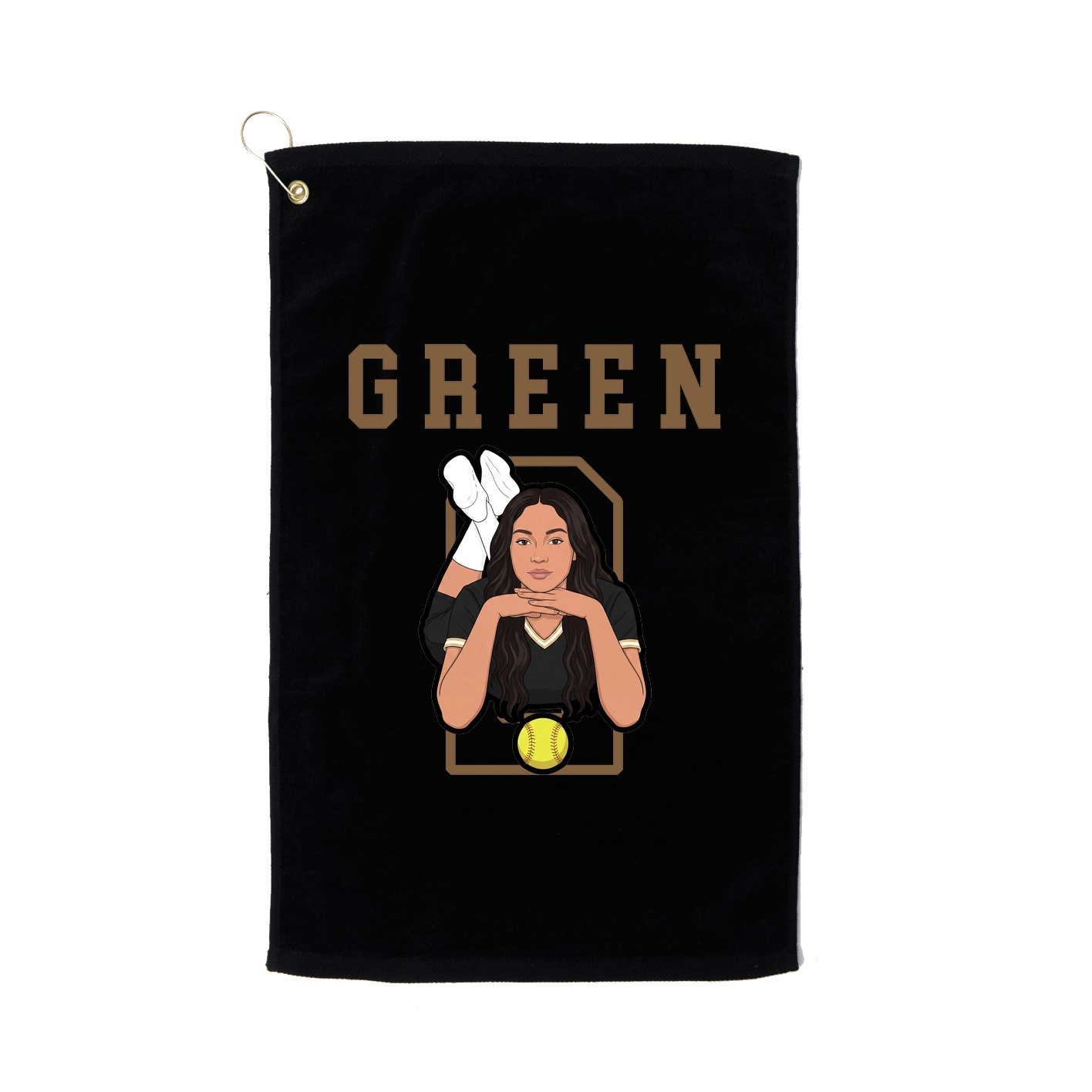 Golf Towel — Shirsey in Black
