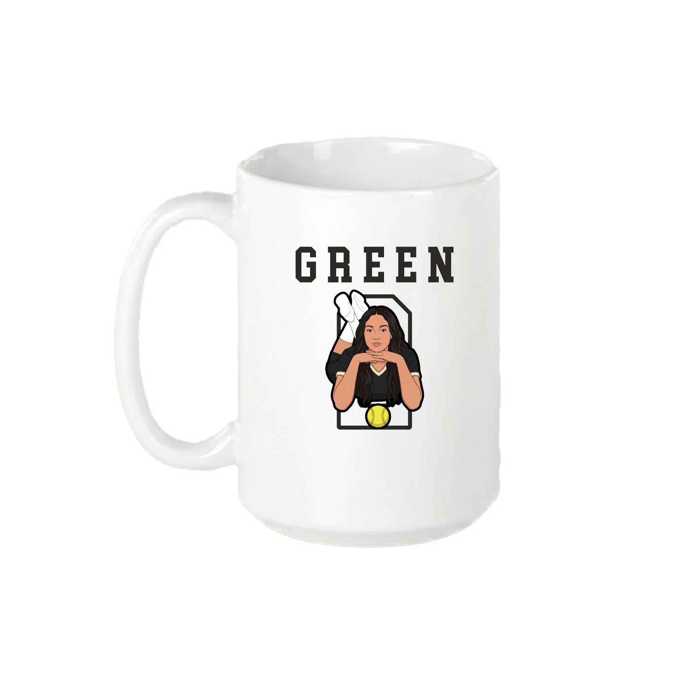 15oz Coffee Mug — Shirsey in White