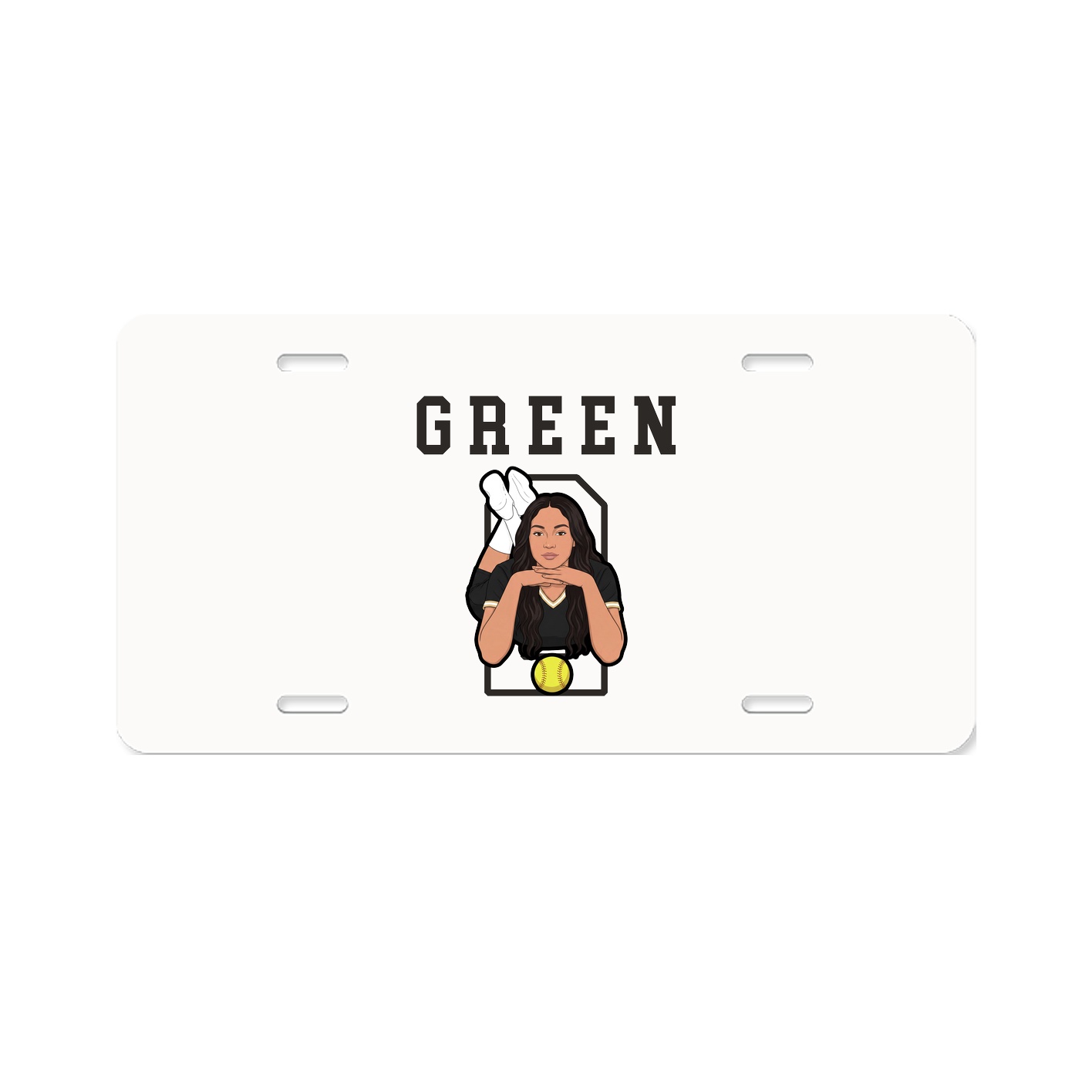 License Plate — Shirsey in Classic