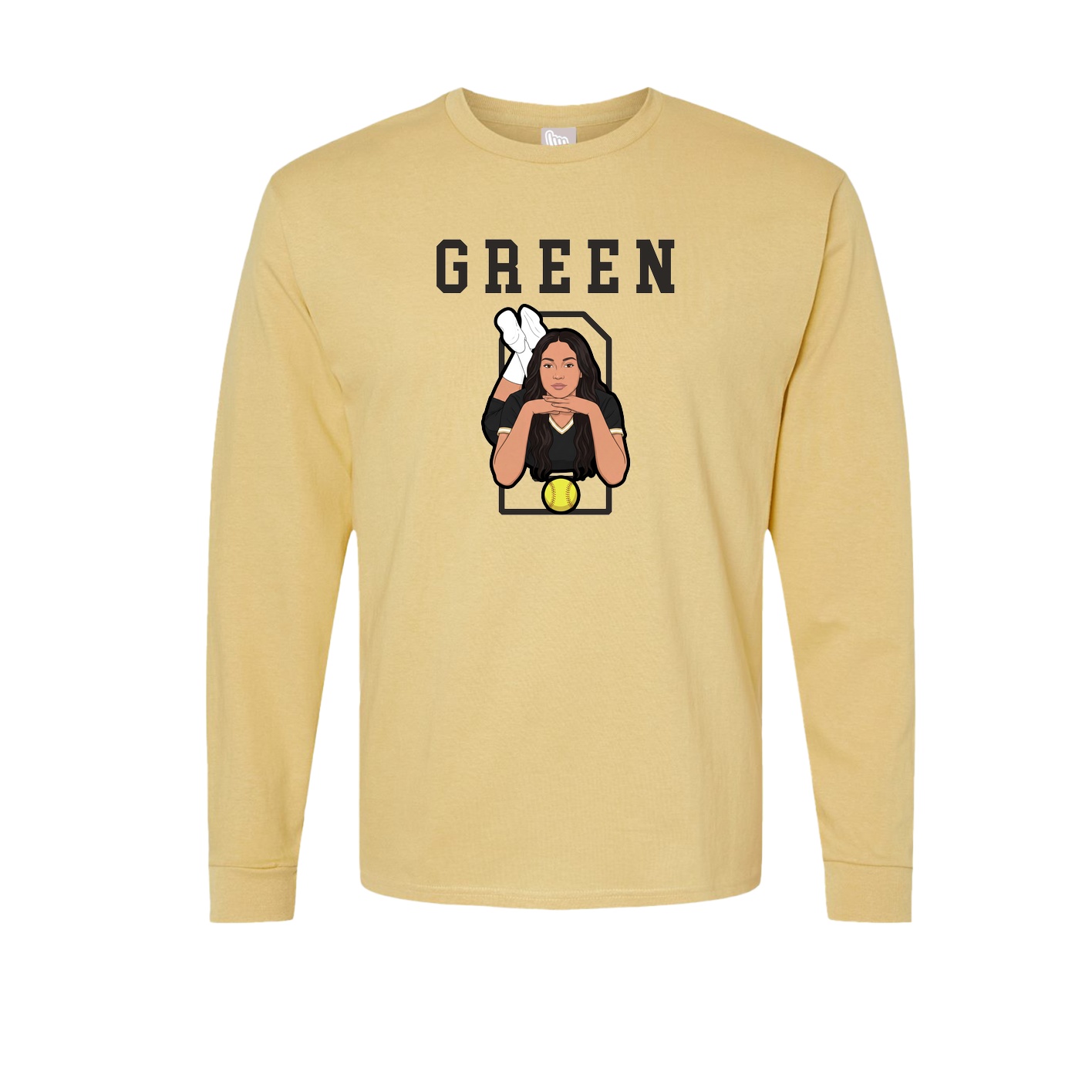 Long Sleeve Tee — Shirsey in Vegas Gold