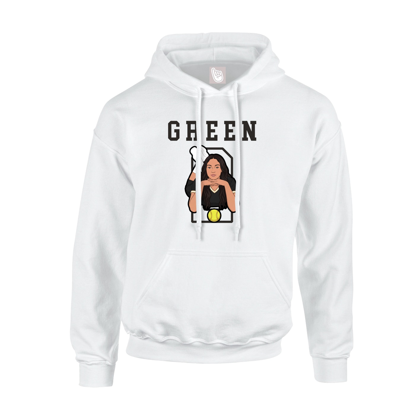 Youth Hoodie — Shirsey in White