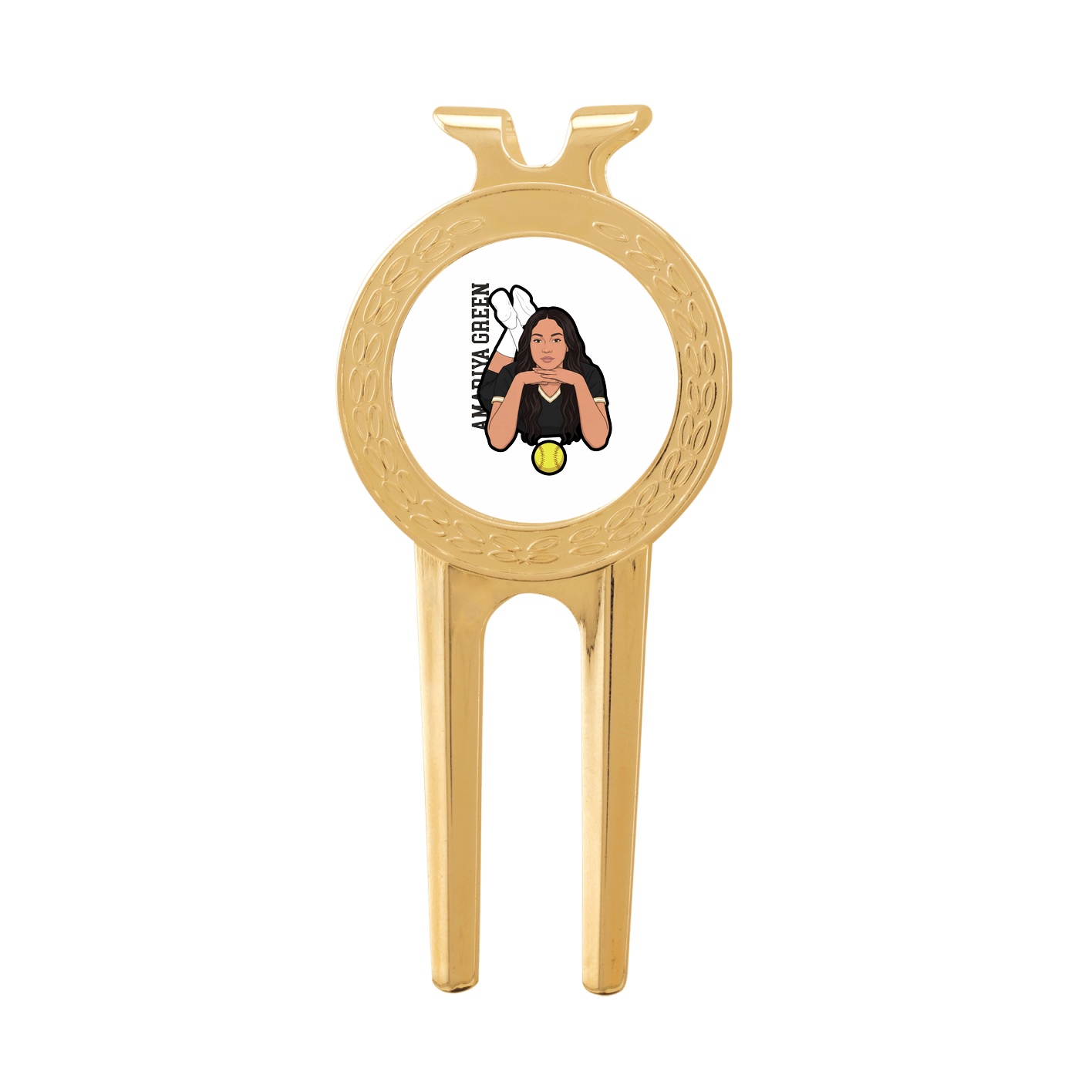 Divot Tool with Ball Marker — Name Vertical in Classic