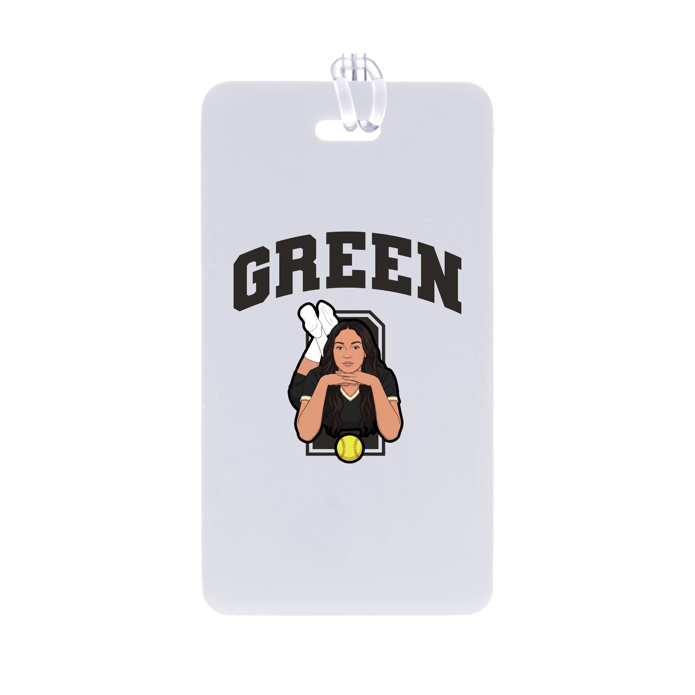 Bag Tag — Number in Classic