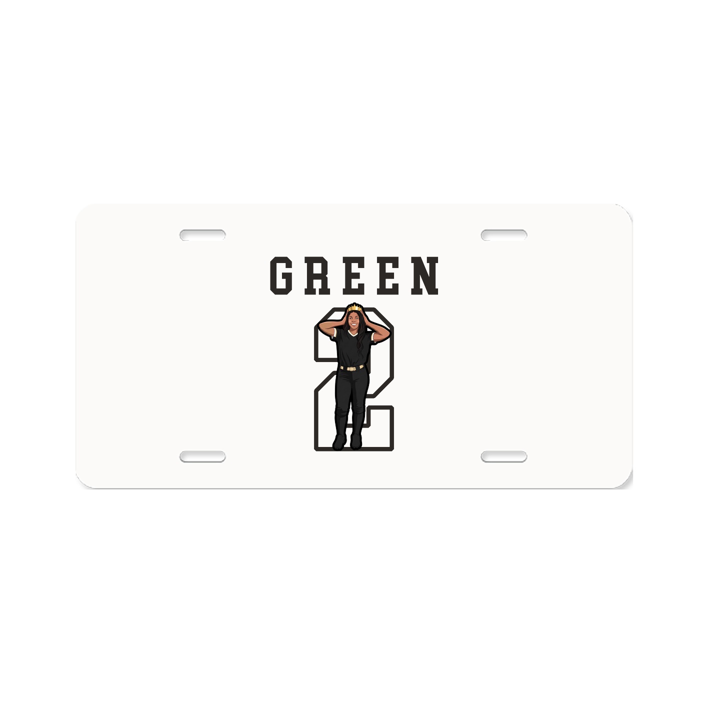 License Plate — Shirsey in Classic