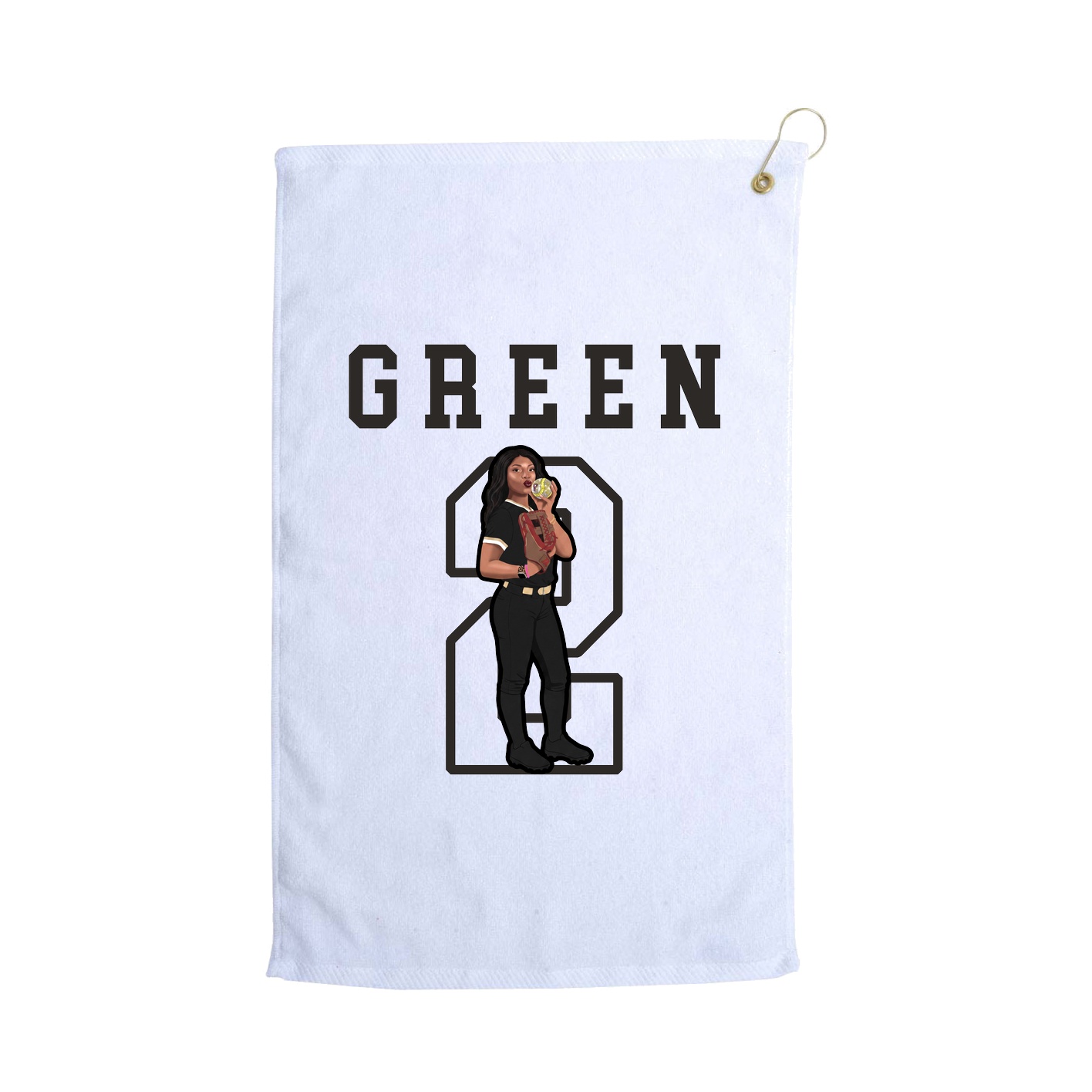 Golf Towel — Shirsey in White