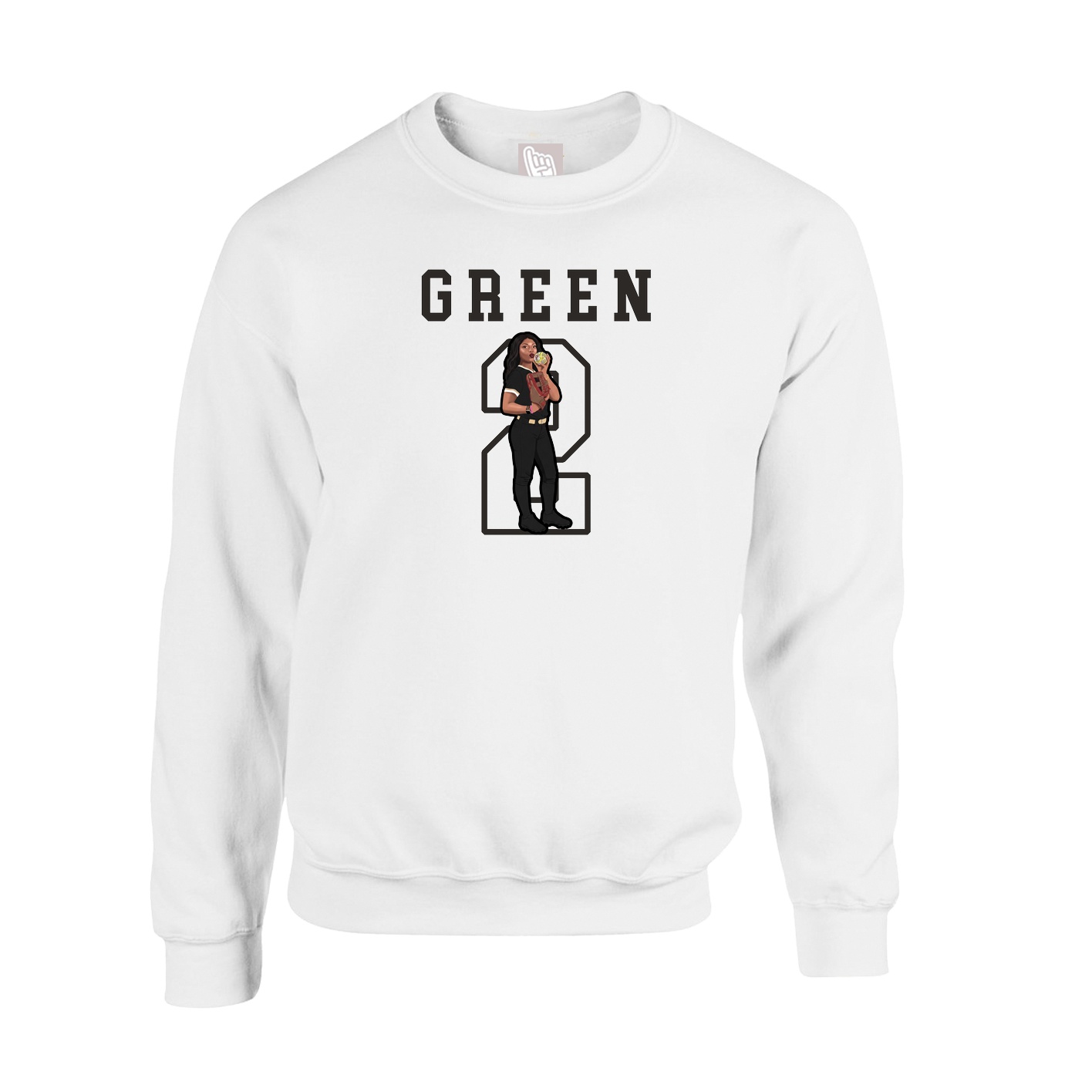 Fleece Crew — Shirsey in White