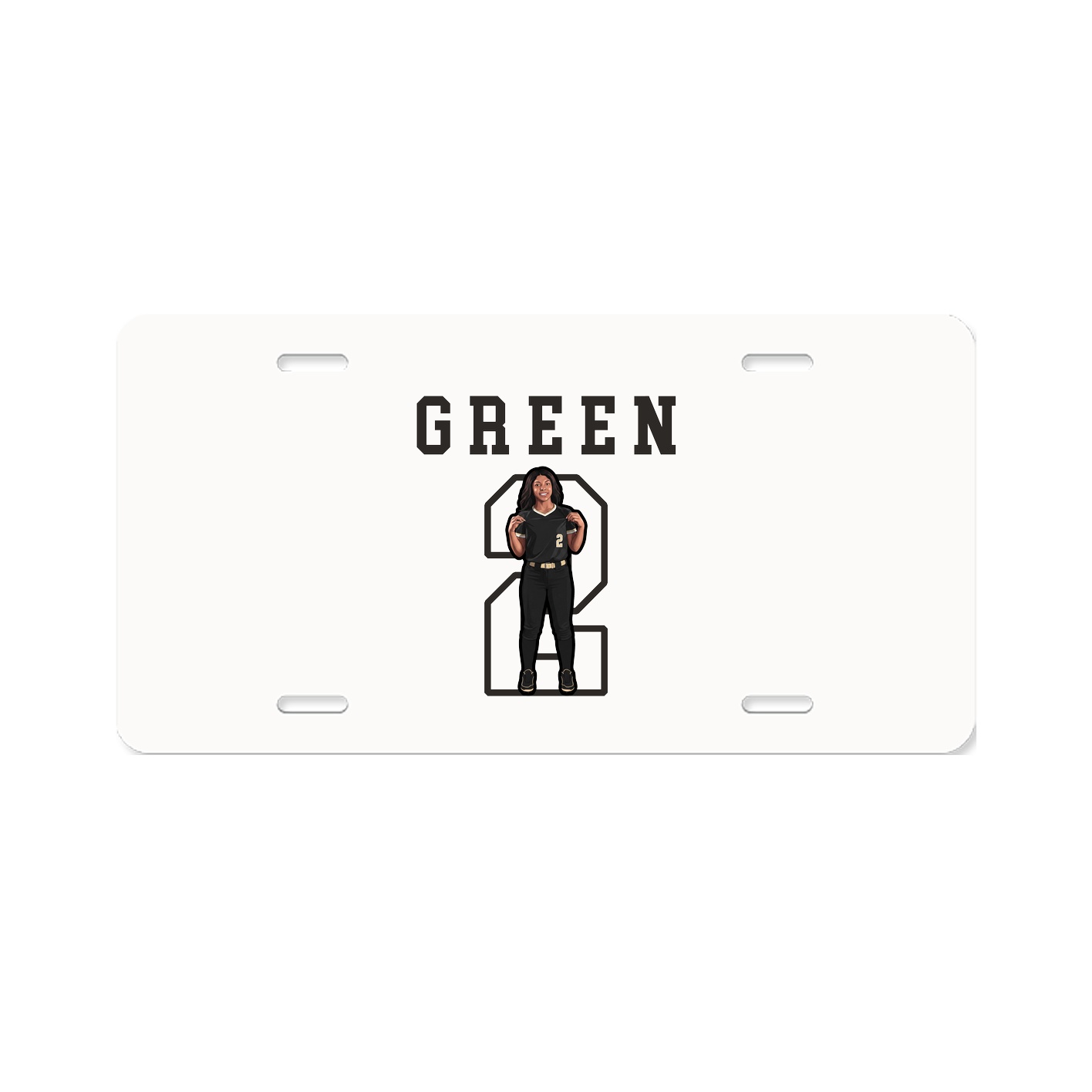 License Plate — Shirsey in Classic