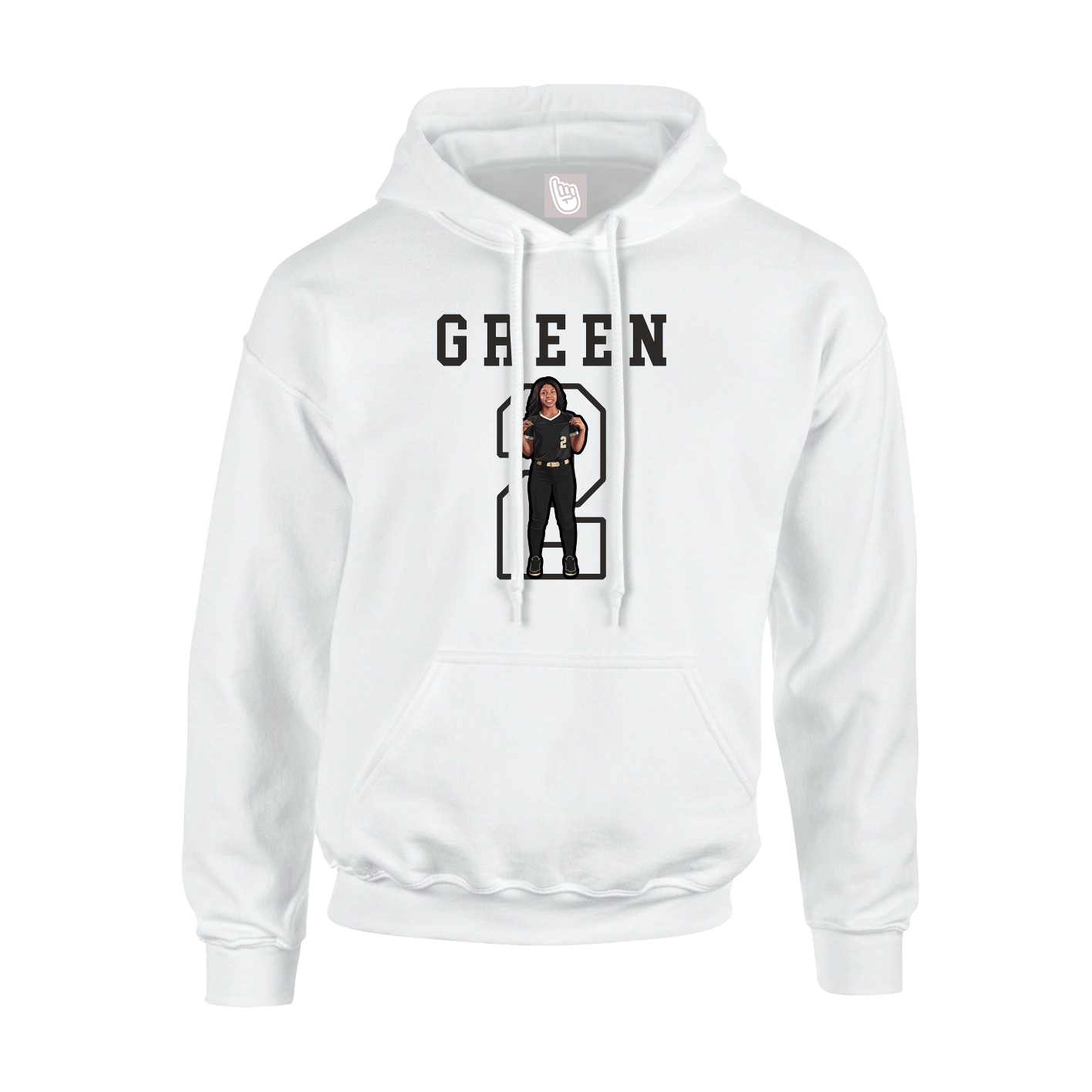 Youth Hoodie — Shirsey in White