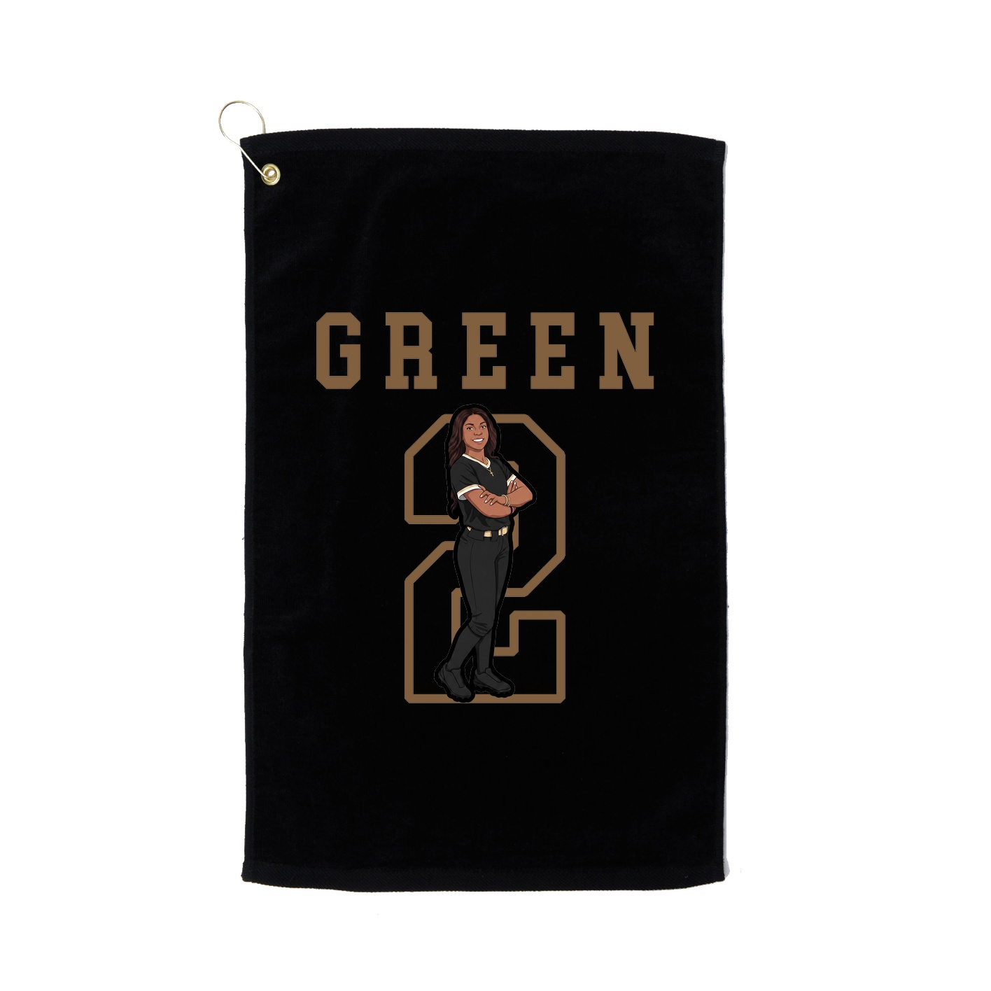 Golf Towel — Shirsey in Black