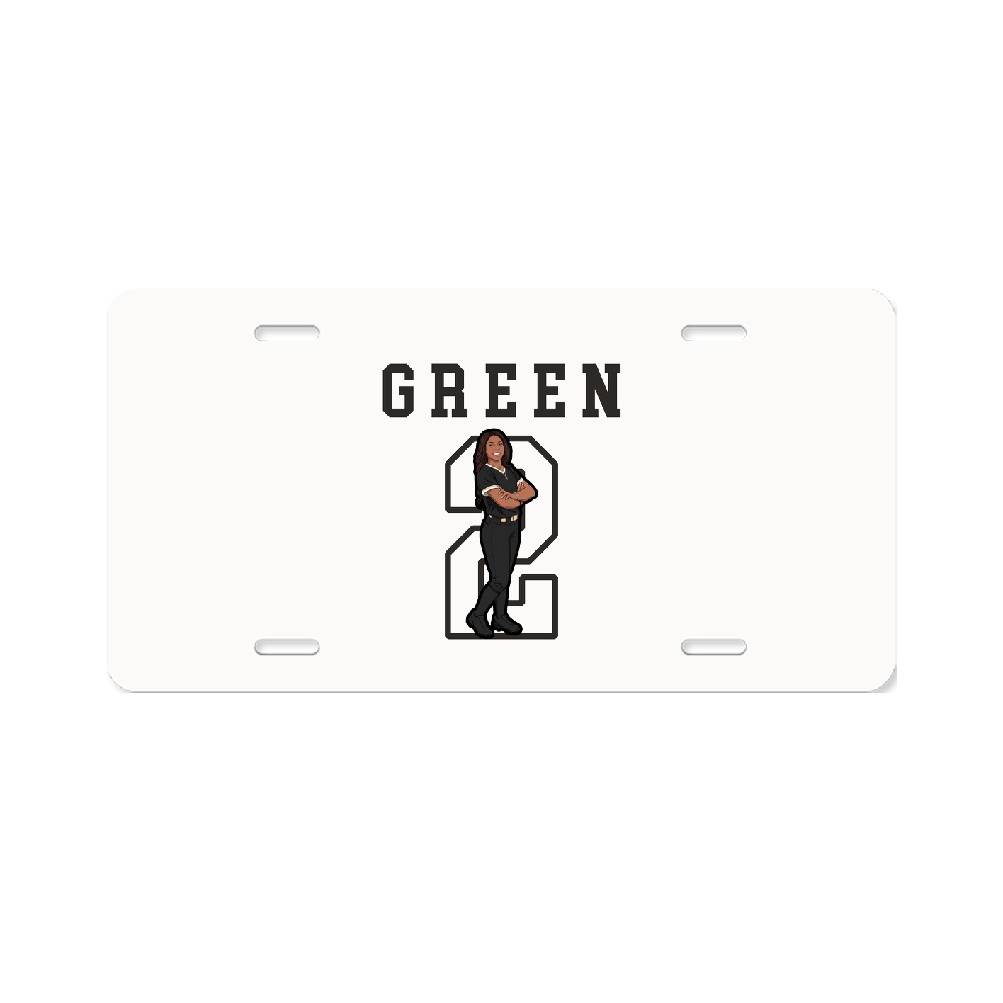 License Plate — Shirsey in Classic