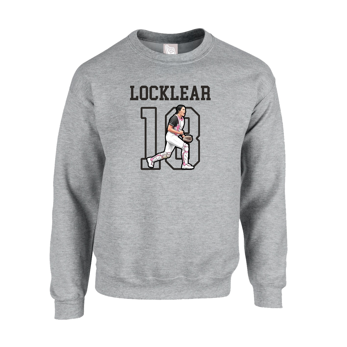 Fleece Crew — Shirsey in Grey