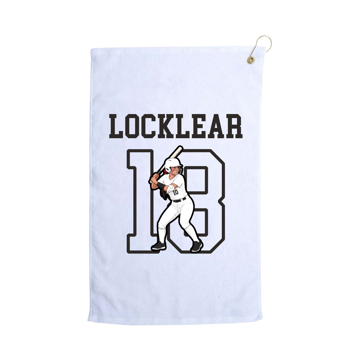 Golf Towel — Shirsey in White