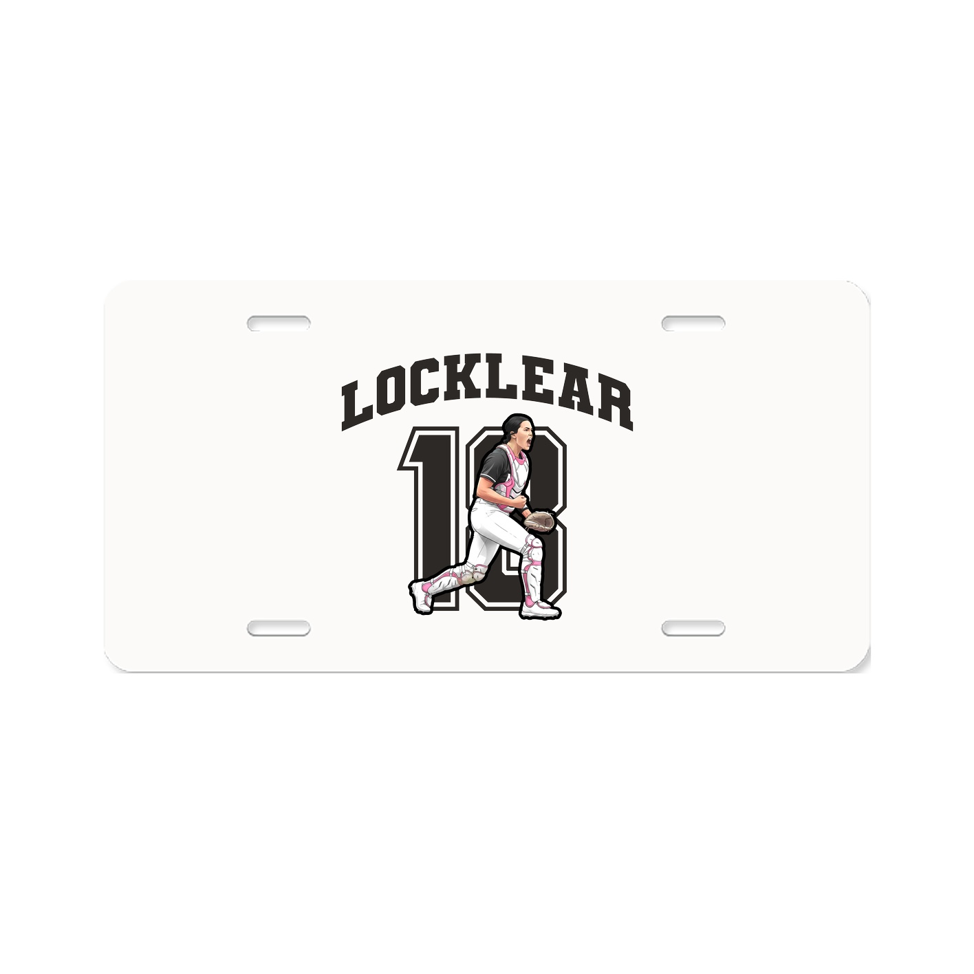 License Plate — Number in Classic