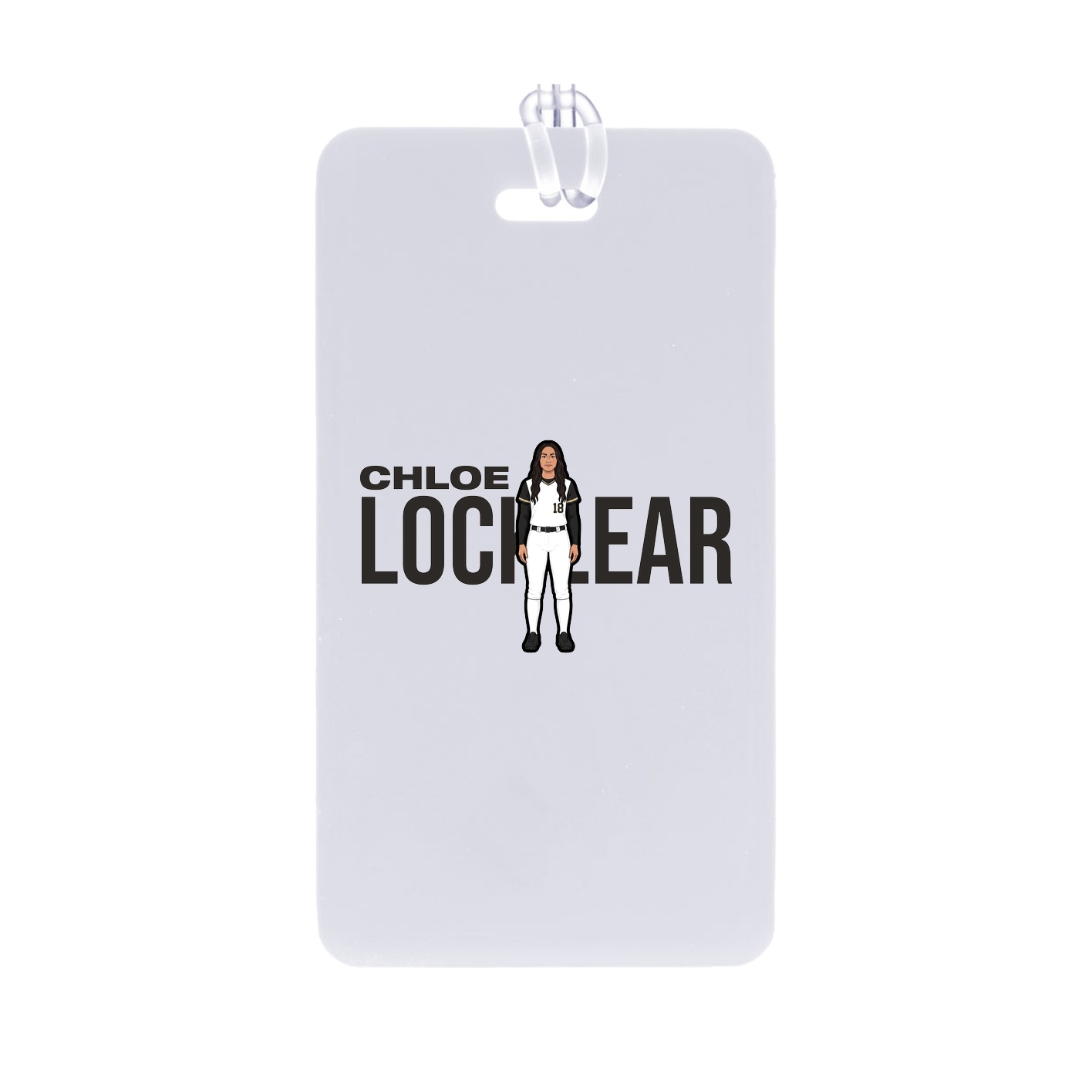 Bag Tag — Player Name in Classic