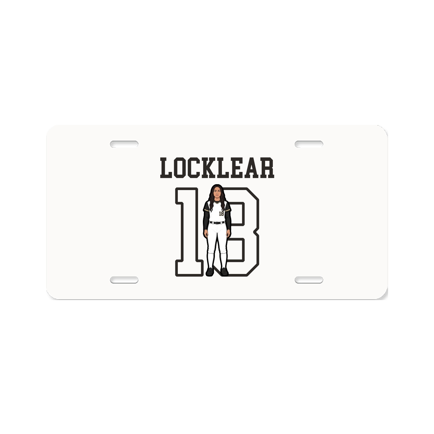 License Plate — Shirsey in Classic